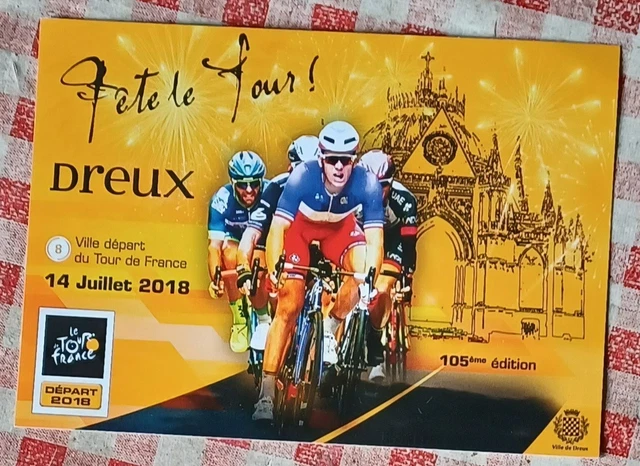 Carte Postale Officielle Tour De France 2025 - Bayeux Ville étape