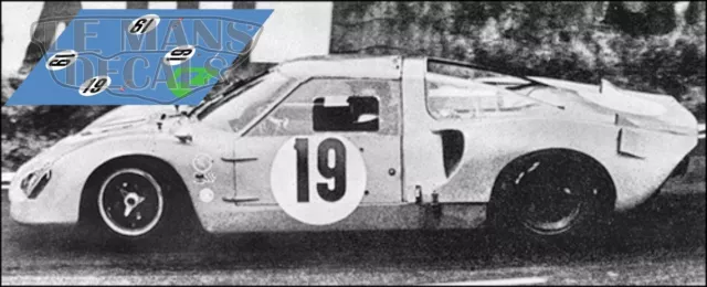 Decals Matra MS620 Le Mans 1967 Test 1:32 1:24 1:43 1:18 64 87 620 calcas