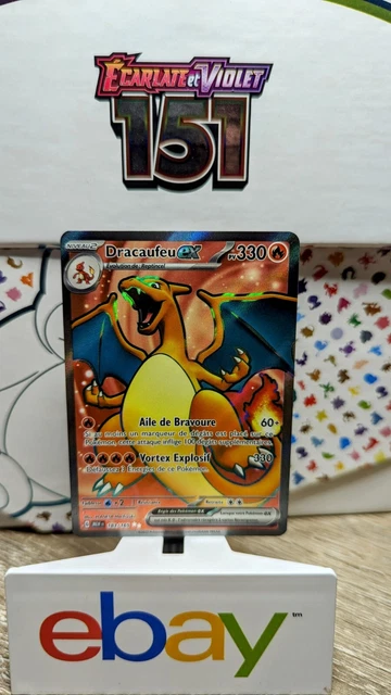 Carte Pokémon Dracaufeu EX 183/165 - 151 - Écarlate Et Violet - FR - Grade 9.5