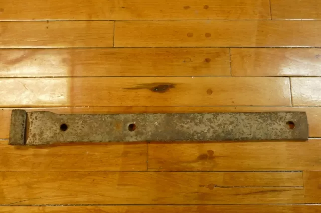 Vintage Antique Strap Hinge For A Barn Door Hand Forged Rustic Primitive 21”
