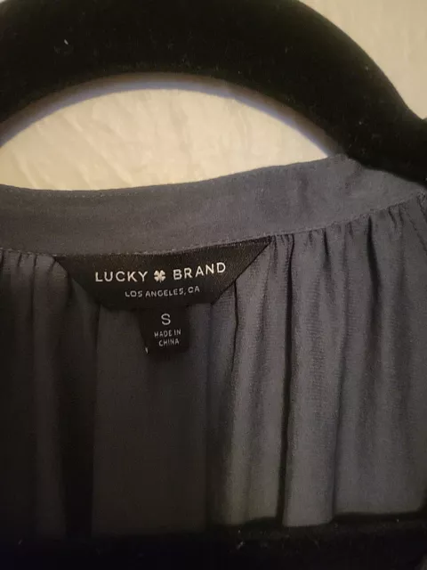 Lucky Brand Dress Womens Small Navy 3