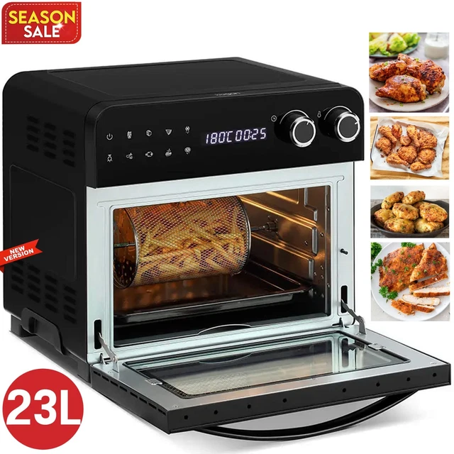 KOGAN 23L DIGITAL MultiFunction Air Fryer Oven (1700W), 230°C + 7