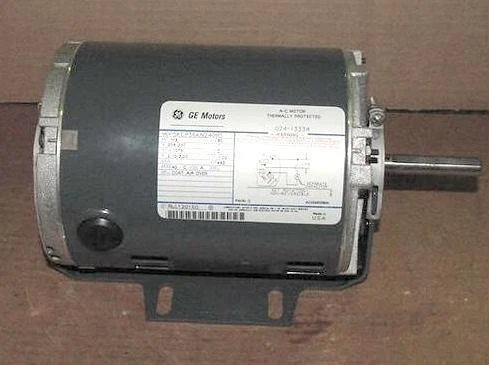 Ge 5Kcp36Kn240Hs/024-13334-700 1/3 Hp 1-Speed Condenser Fan Motor Single Shaft