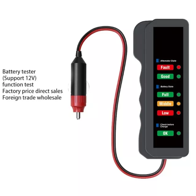 12V Load Tester Alternator Analyzer Check for Health for Vehicle