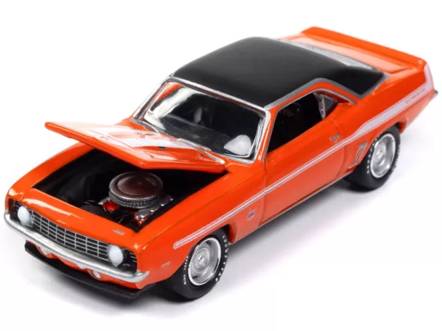 1969 Chevrolet Yenko Camaro Hugger Orange With White Stripes Mecum Auctions 1/64