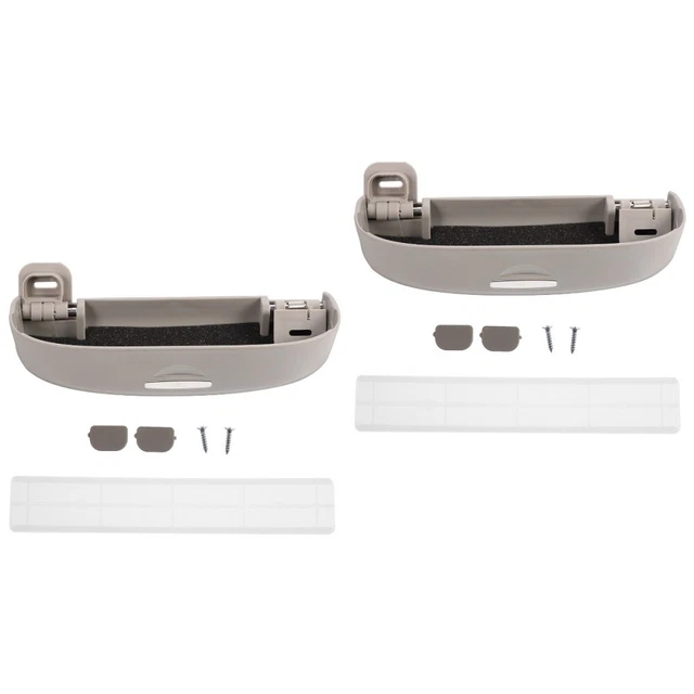 2 Count Étui À Lunettes De Voiture Sac Pare-soleil Automatique Intérieur