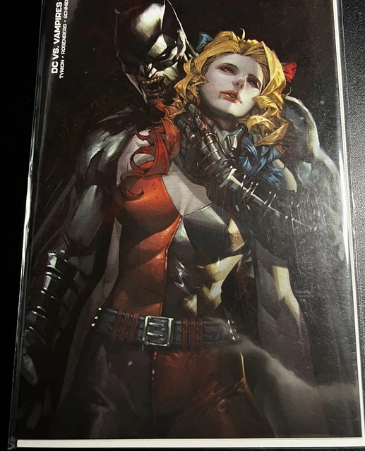 Dc Vs Vampires #1 Kael Ngu Virgin Variant Minimal Trade Nm+ Batman  Harley Quinn