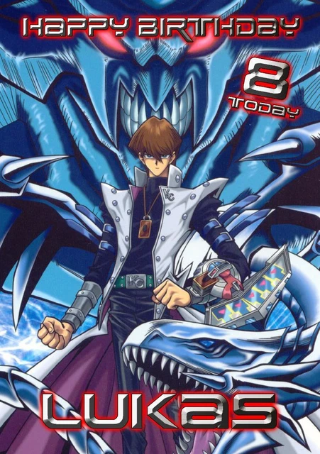 Yugioh Cards Personalised Yu-Gi-Oh! Birthday Card For Any Occasion - Includes Envelope Yugioh Cards Personalised Yu-Gi-Oh! Birthday Card For Any Occasion - Includes Envelope