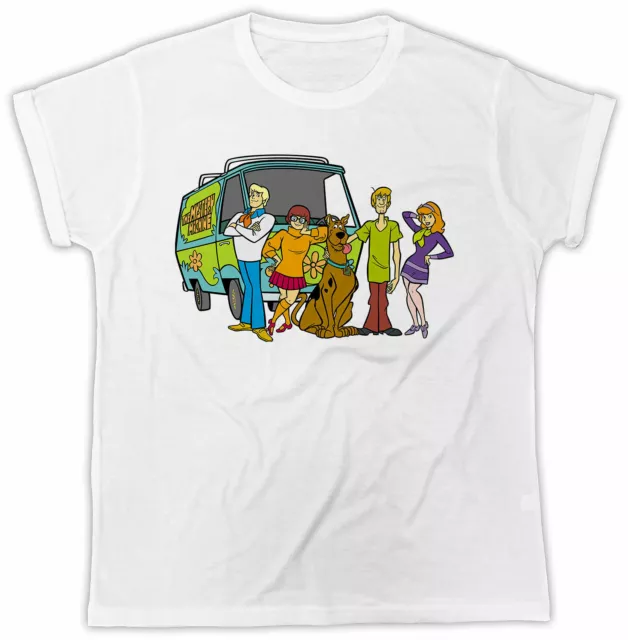 Scooby-Doo T-Shirt Tv Movie Poster Unisex Cool Funny Tee Retro