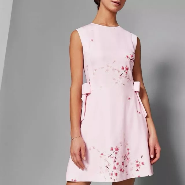 TED BAKER DRESS Size 14 Seella Blossom Tunic Wedding Guest TB4 79.99 PicClick UK