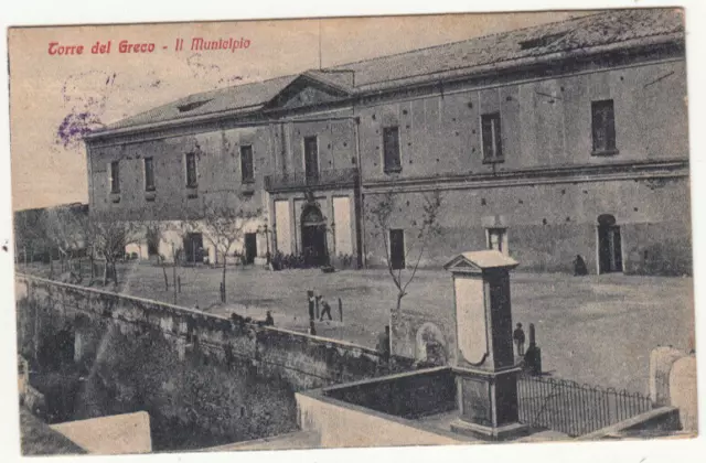 23-24135 - Napoli Torre Del Greco - Il Municipio Viaggiata 1926