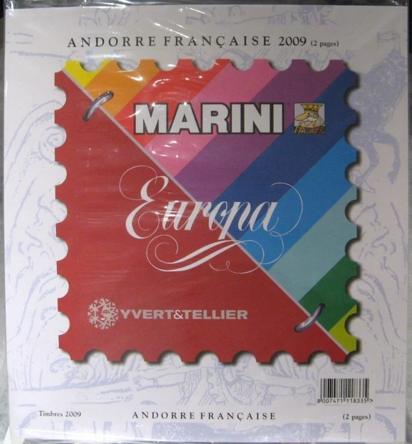 Yvert et Tellier - JEU ANDORRE FRANCAIS S.C 2009 (Jeu à Bandes)