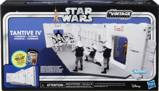 Star Wars The Vintage Collection - Tantive Iv Corridor Playset + Rebel Trooper