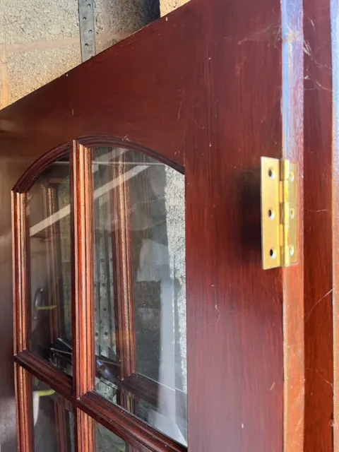 French Interior Wooden Doors -Georgian Used Doors In Mahogany Colour.