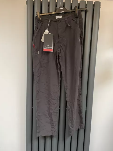 BNWT NEW Craghoppers NL nosilife trousers size 30" short 29” leg