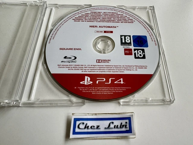 NieR Automata - Promo Press - Sony PlayStation PS4 - PAL