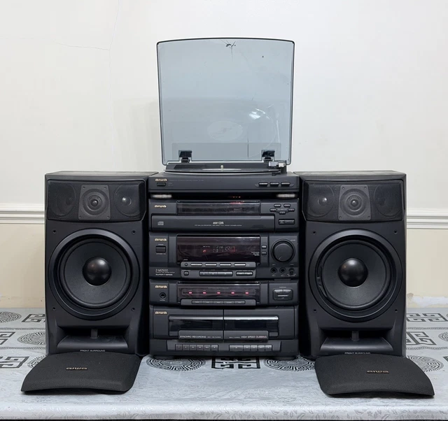 AIWA Z-M2500 HIFI System With Turntable And speakers £344.99 - PicClick UK