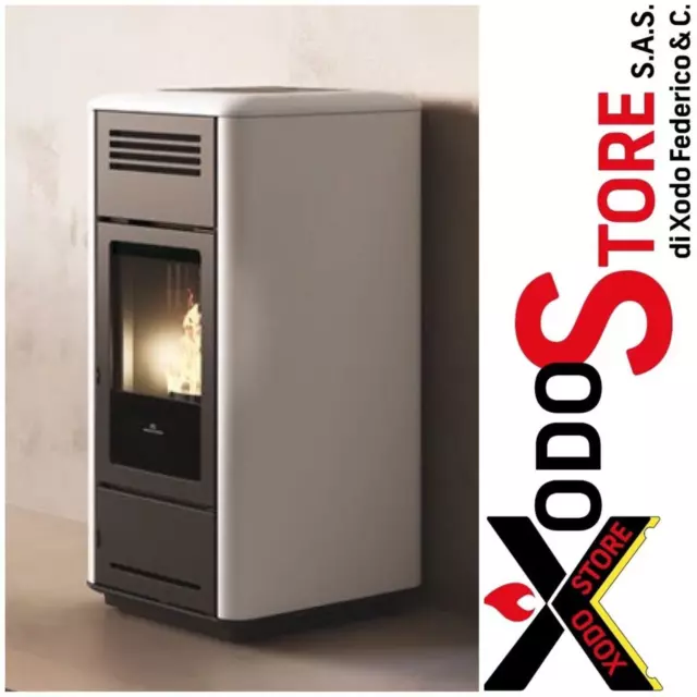 Termostufa a pellet 15,3 kW EDILKAMIN MILLA H 15 UP - invia mail per sconto