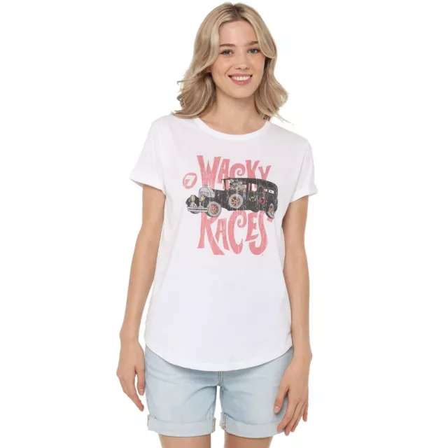 Wacky Races Womens Fashion T-Shirt Wacky Races Classic Top Tee S-XL Official