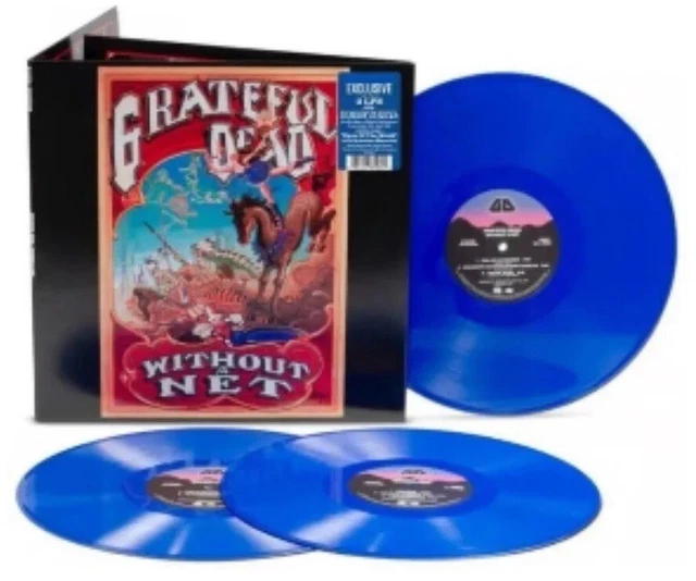 GRATEFUL DEAD WITHOUT A Net Live 3 SET LP Blue