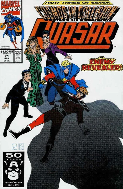 Quasar #21 VF; Marvel | Mark Gruenwald - we combine shipping
