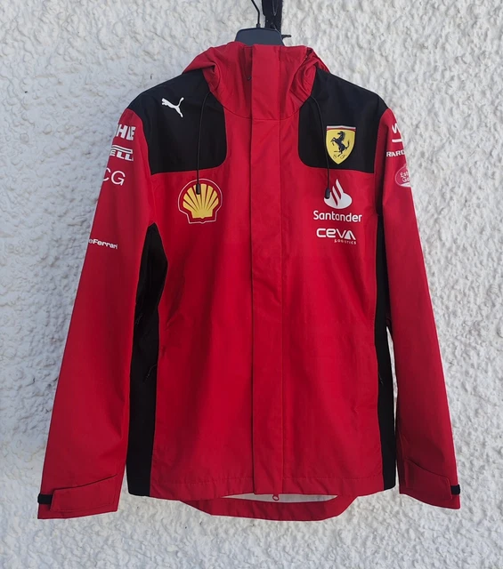 F1 PUMA FERRARI DRIVER Rain Jacket Charles Leclerc 2023 NOT FOR SALE ...