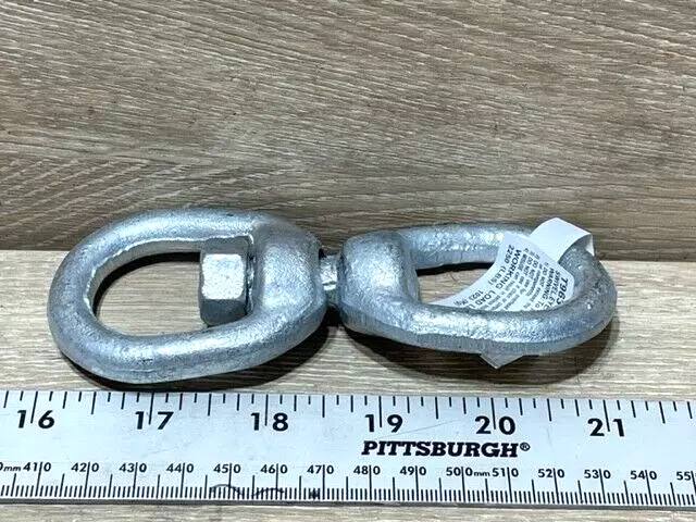 Campbell Swivel Eye & Eye 3/8 In. Forged Steel Swivel T9630635 Lot O 1 FREE SHIP