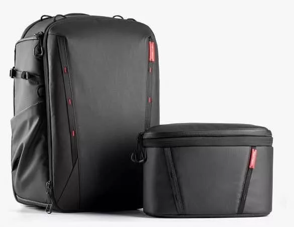 PGYTECH OneMo 2 25L-33L Camera Backpack with Shoulder Bag for Photographers, ...