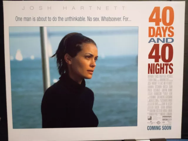 Lobby Card 2002 40 DAYS AND 40 NIGHTS beautiful Shannyn Sossamon best CU