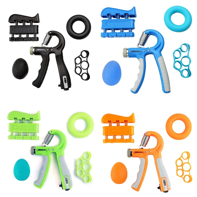 5pcs Heavy Gripper Developer Set Hand Exerciser Grip Wrist Muscle Strengthener
