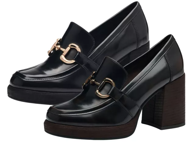 MARCO TOZZI Escarpins Femmes Trotteur Collège Style Zierspange Talon en Bloc
