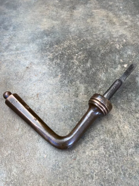 Ancienne longue poignée de porte en laiton,serrure clenche heurtoir