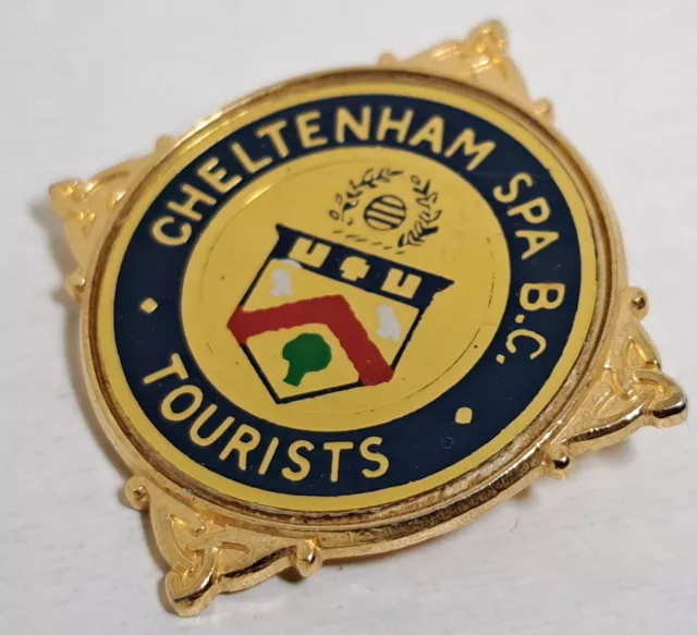 Cheltenham Spa Bowling Club Pin Badge Lapel Brooch Bowls Association Collectable