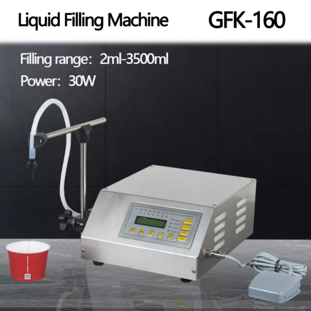 The New Liquid Filling Machine Automatic Digital Control Bottle Filler 2-3500ml