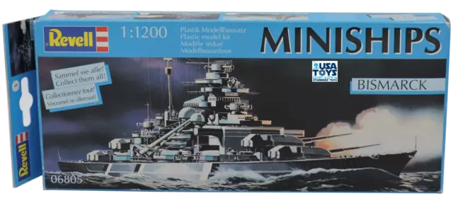 REVELL Plastic Model KIT 06805 MiniShips BISMARCK SCALA 1:1200 MISB