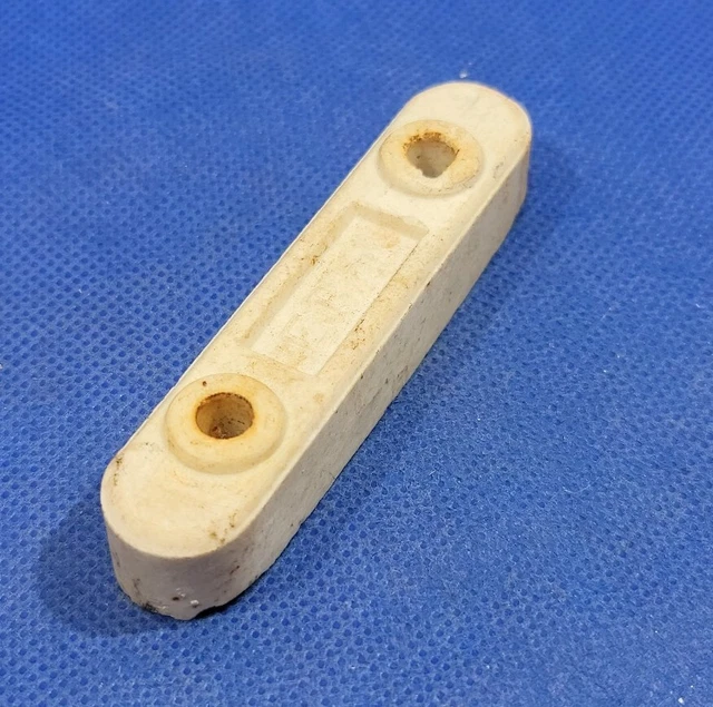 Small White Porcelain Ceramic Electrical Insulator