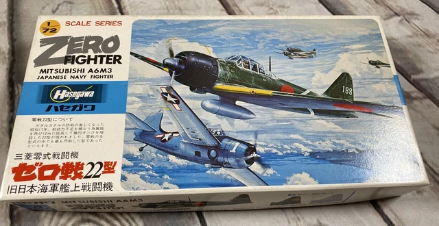 Zero Fighter Storefront HASEGAWA 1/72 A004250 Mitsubishi A6M3 Zero Fighter Model Kit £18.00 ...