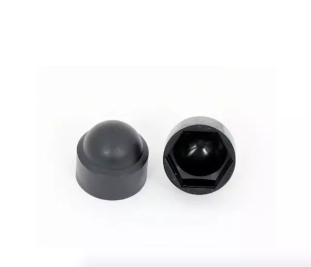 M5 M6 M8 M10 M12 M16 Black Plastic Dome Bolt Nut Protection Caps Cover Hexagon