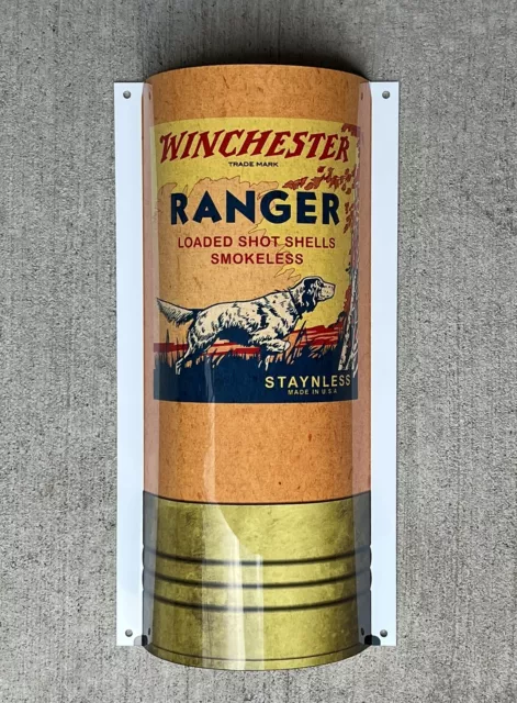 WOW!Curved  Winchester Western Ranger Shotgun Shells 3D Sign