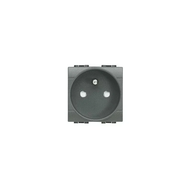 Prises Schuko compatible Vimar Plana 2P+T 10/16A 250V couleur blanc