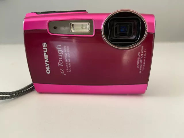 Olympus Mju Tough 3000 12MP 3.6x zoom Shock & Water Proof Digital Camera Kamera