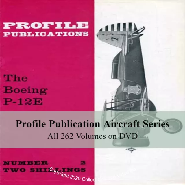 Profile Publications Aircraft Series -Full 262 Volume Collection DVD WWI History 2