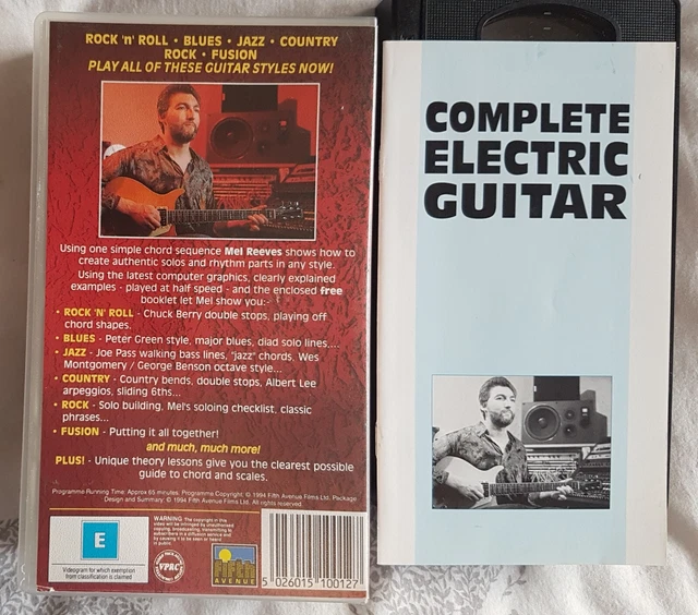 Mel Reeves COMPLETE ELECTRIC GUITAR with Mel Reeves (VHS) includes Instruction ...