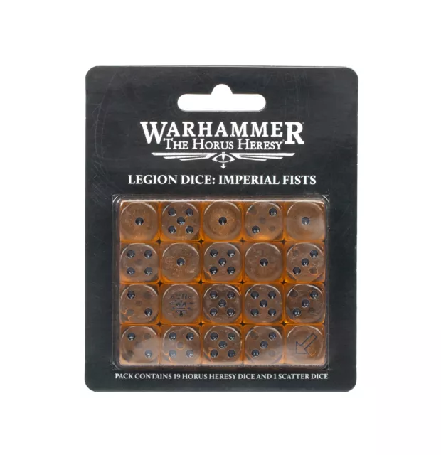 Horus Heresy: Imperial Fist Legion Dice