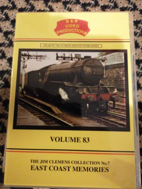 B & R Ultimate Steam Archive DVD VOLUME 83 THE JIM CLEMENS COLLECTION NO7 AS NEW