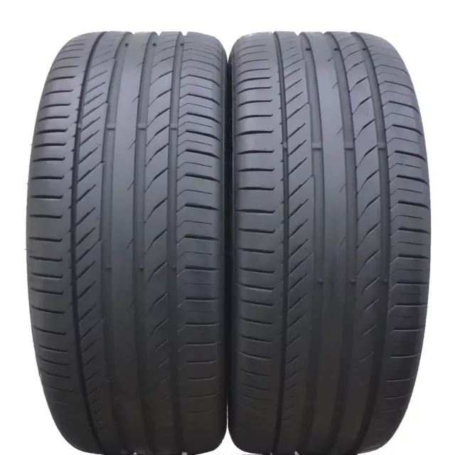 2x Continental 255/45 R19 100V Sportcontact 5 SUV Sceller Pneu D’Été