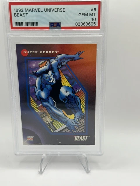 1992 Marvel Universe Series 3 Beast #6 PSA 10