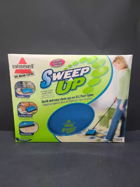 Bissell SWEEP UP Old/New Cordless Floor & Carpet Sweeper w/Built-in Dust Pan NIB