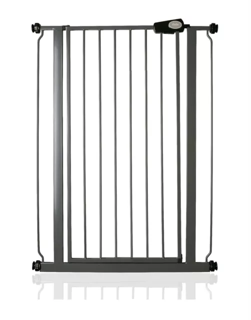 Baby Gate Safety Guard Pressure Fit Child Tall Gate Grey 75-83cm | Safetots