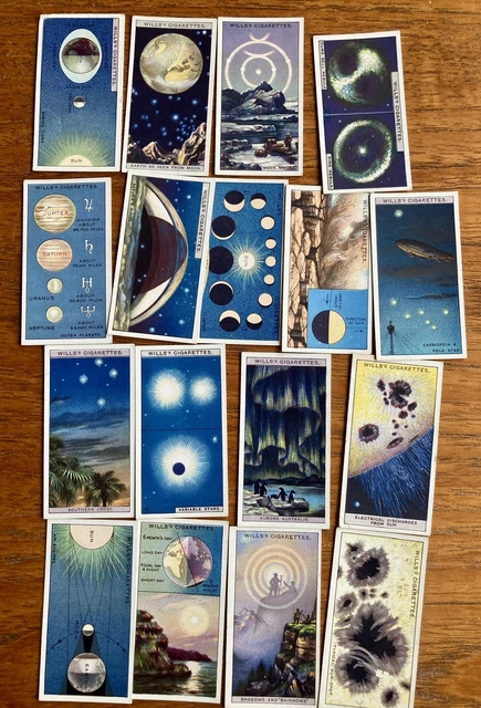 romance of the heavens tobacco cards WILLS CIGARETTE CARDS Romance Of The Heavens 1928 (50 Cards) COMPLETE  Excellent £49.00